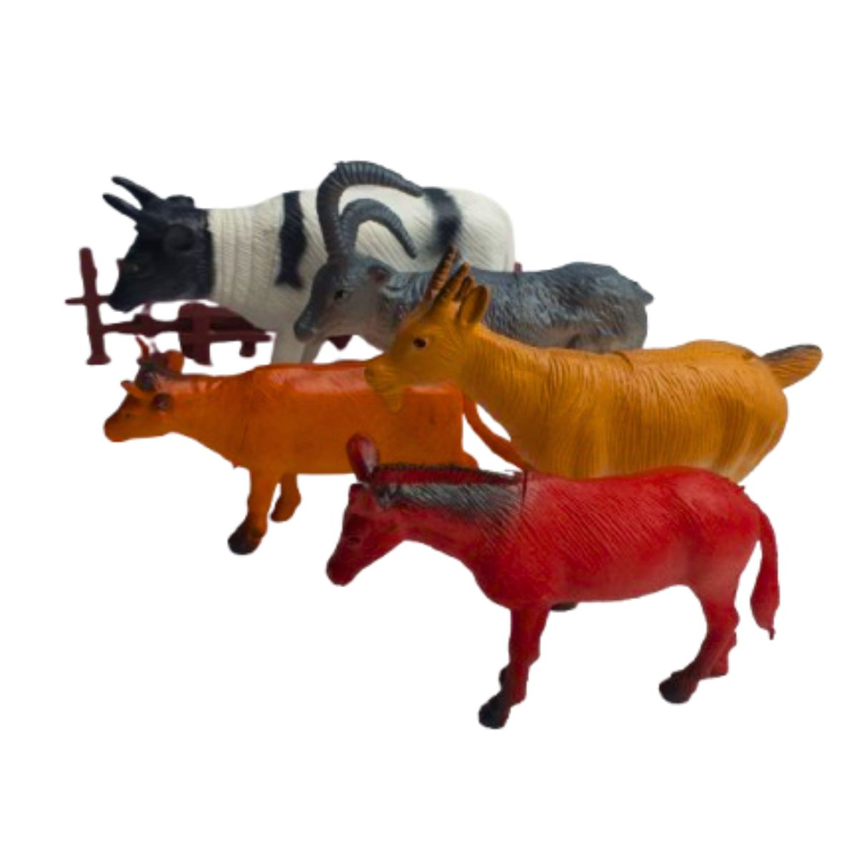 Kit Animais Vida Na Fazenda Brinquedo Médio 9 Peças - Ark Toys Kit Animais Vida Na Fazenda Brinquedo Médio 9 Peças - Ark Toys